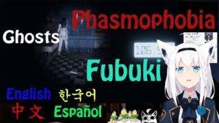 Fubuki Phasmophobia Ghost Sightings English Subs 1080p60 Hololive Español 中文 한국어 번역됨 ホロライブ 白狐 フブキ