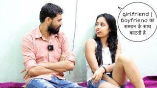 Girlfriend | Boyfriend का चुतिया सम्मान के साथ काटती है prank || Vivek golden