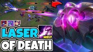 WTF?! EVERY VEL'KOZ LASER IS AN INSTANT PENTAKILL! (THIS IS BROKEN) – League of Legends