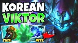 WTF?! THIS KOREAN VIKTOR BUILD IS DESTROYING TOP LANE (NEW META) – League of Legends