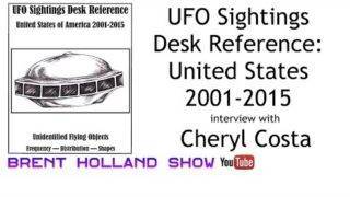 Most UFO Sightings city state day Cheryl Costa & Linda Miller Costa Brent Holland Show